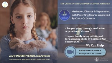 The Office Children's Lawyer Approved - Divorce and Separation Parenting (Mondays in March)
